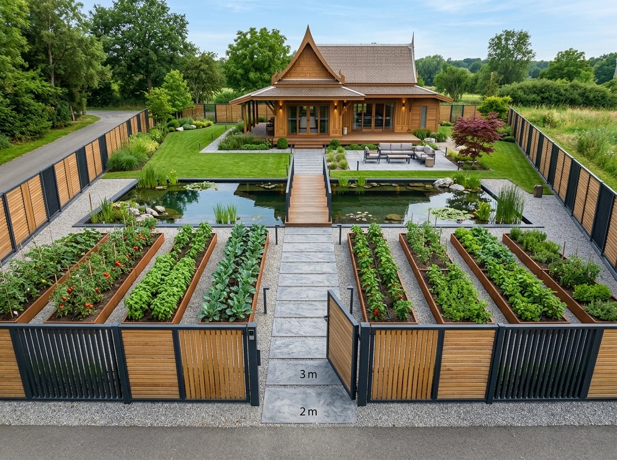 Landscape design in Minimalist Yard style — Yard by GenRoom AI