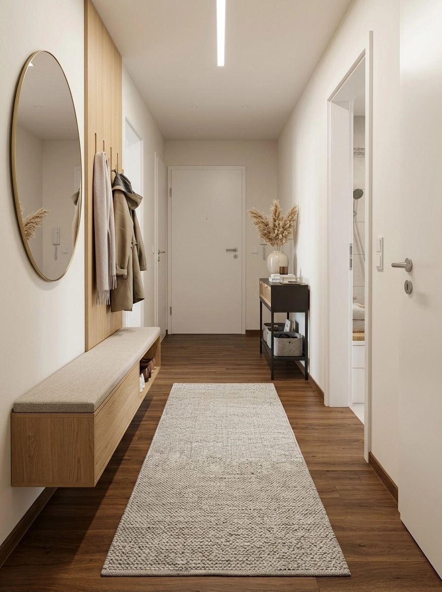 Interior design in Scandinavian style — Hallway by GenRoom AI