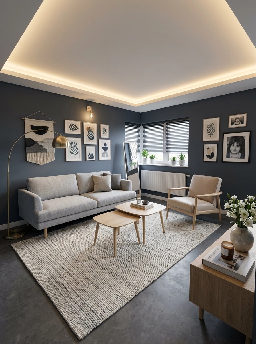 Scandinavian Living Room design — interior photo by GenRoom AI