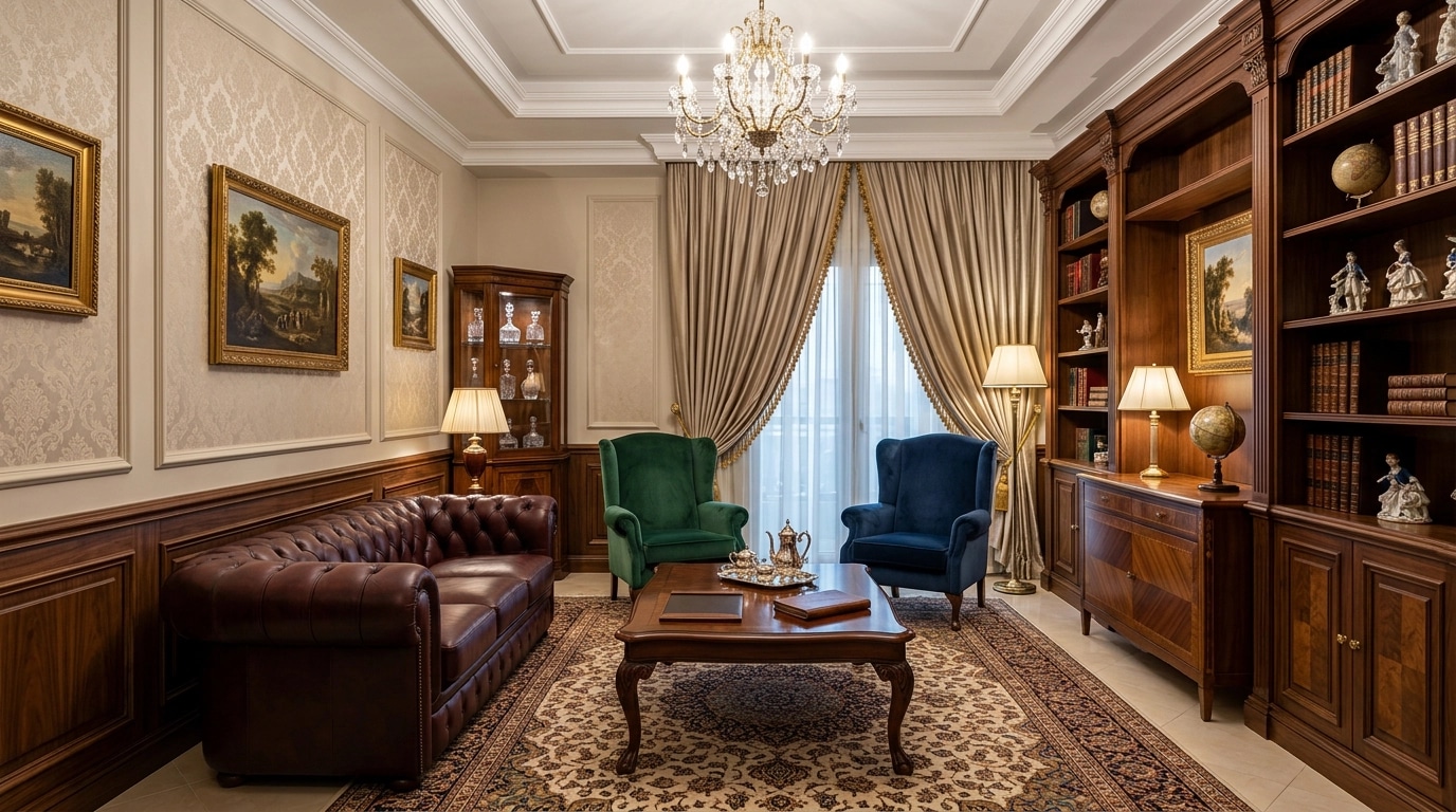 Interior design in Classic style — Living Room by GenRoom AI