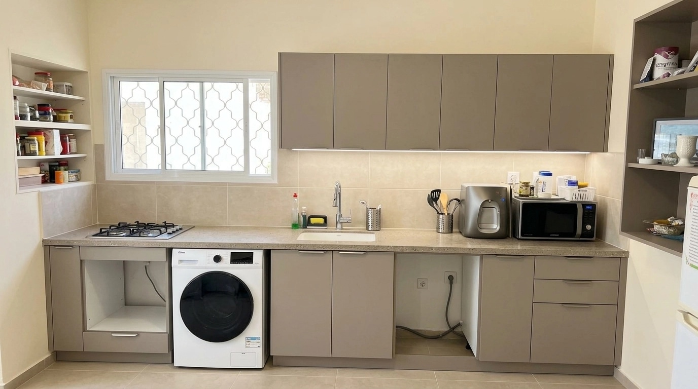 Kitchen interior in no_style style — photo by GenRoom AI