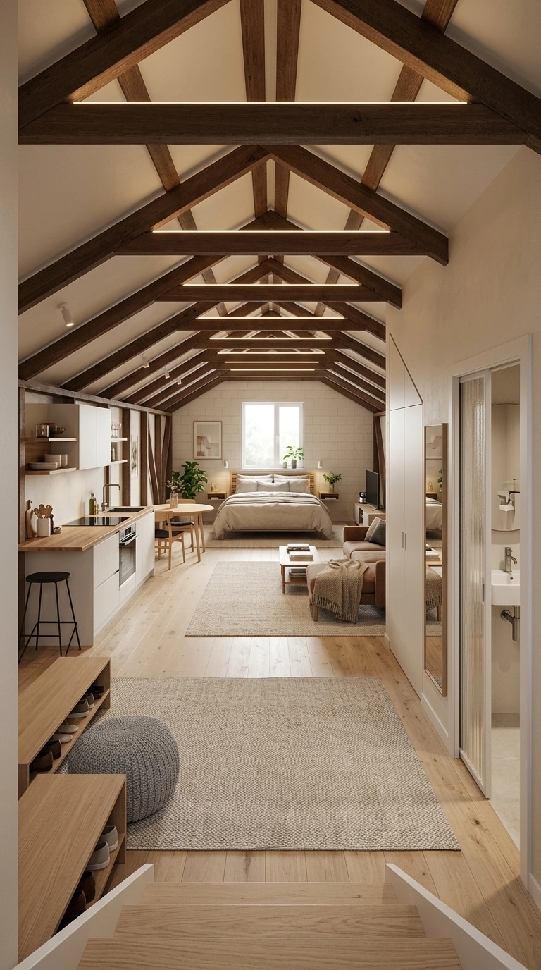 Interior design in Scandinavian style — studio by GenRoom AI