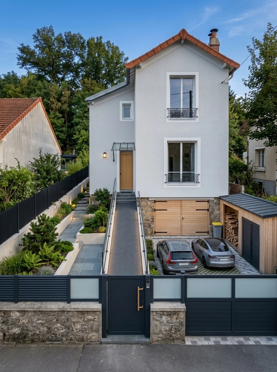 Scandinavian Facade Facade design — facade photo by GenRoom AI