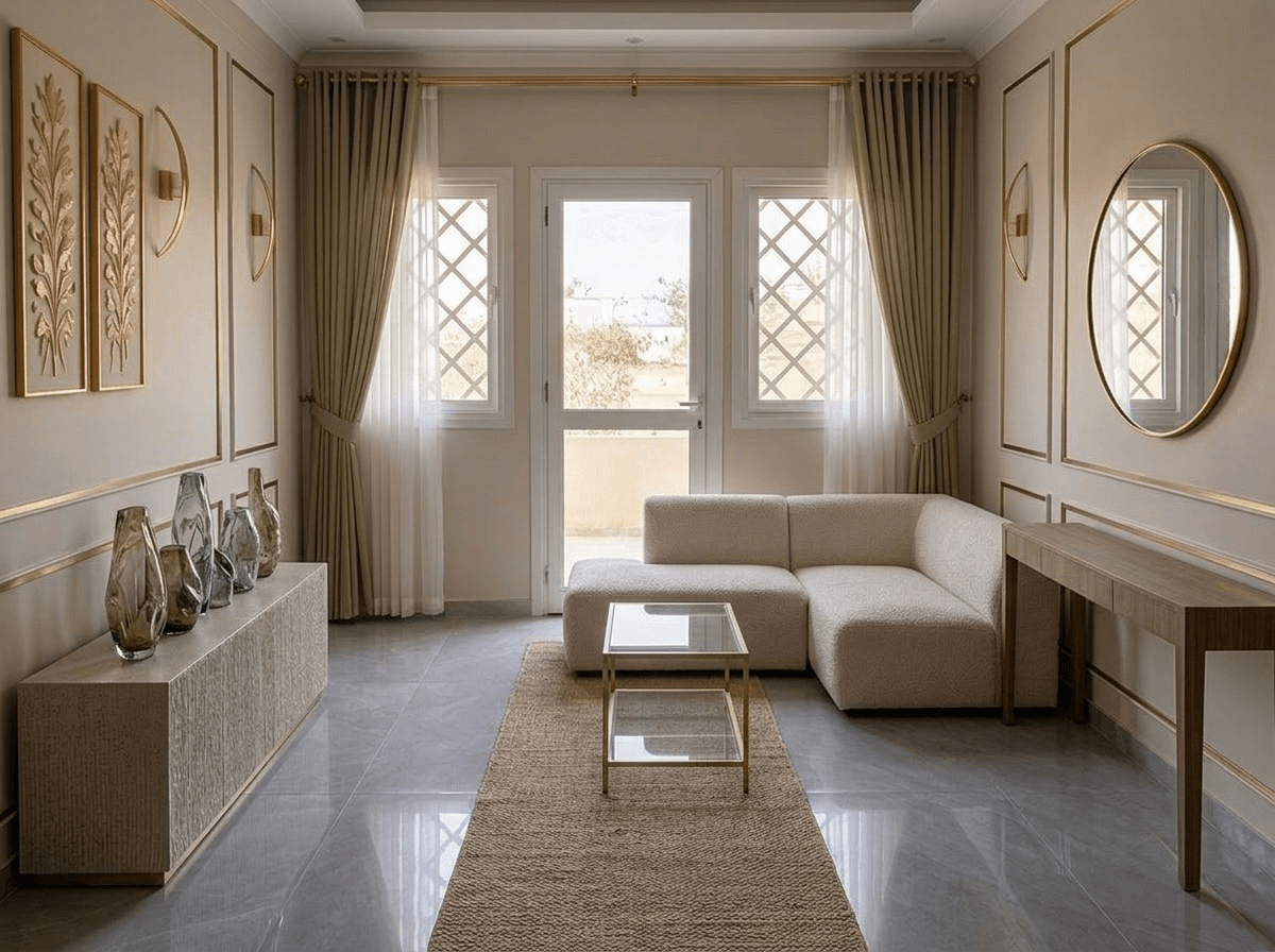 Hallway interior in no_style style — photo by GenRoom AI