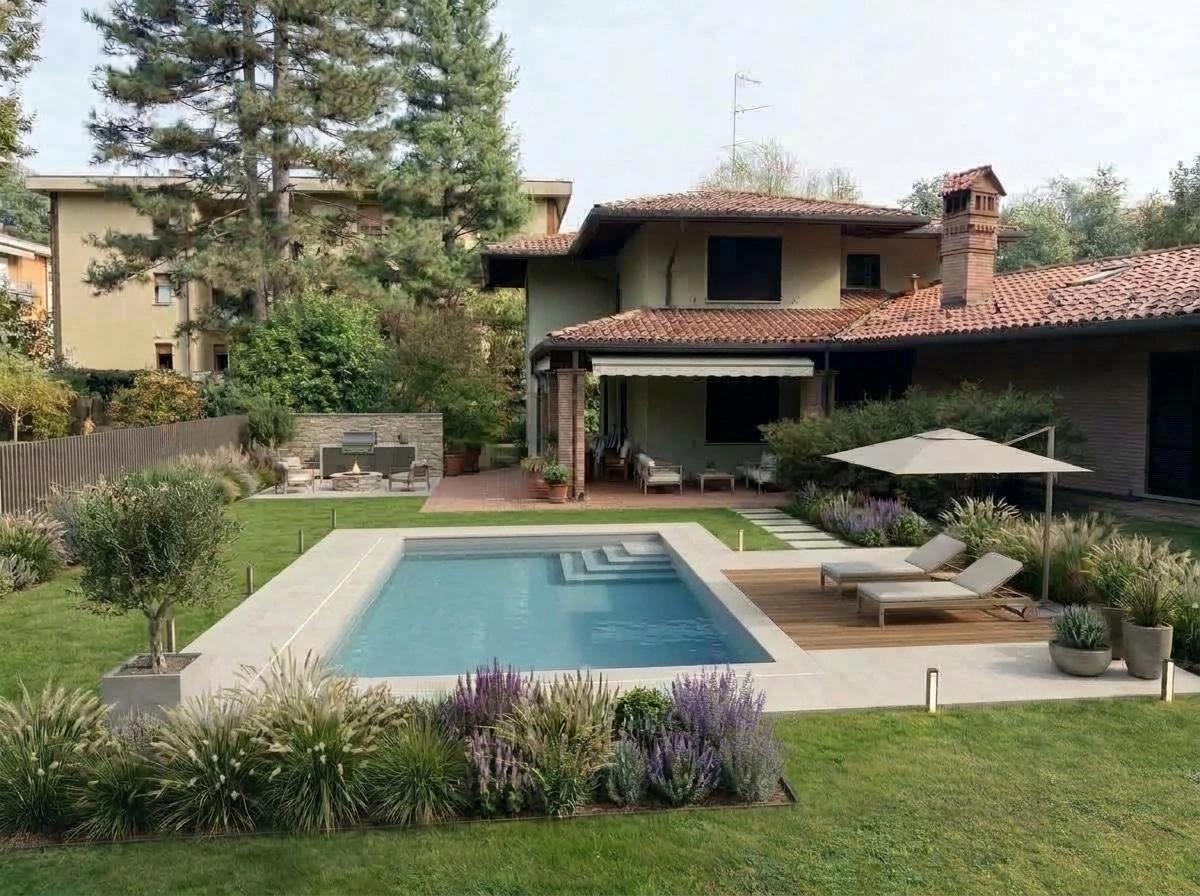Contemporary Yard Yard design — yard photo by GenRoom AI