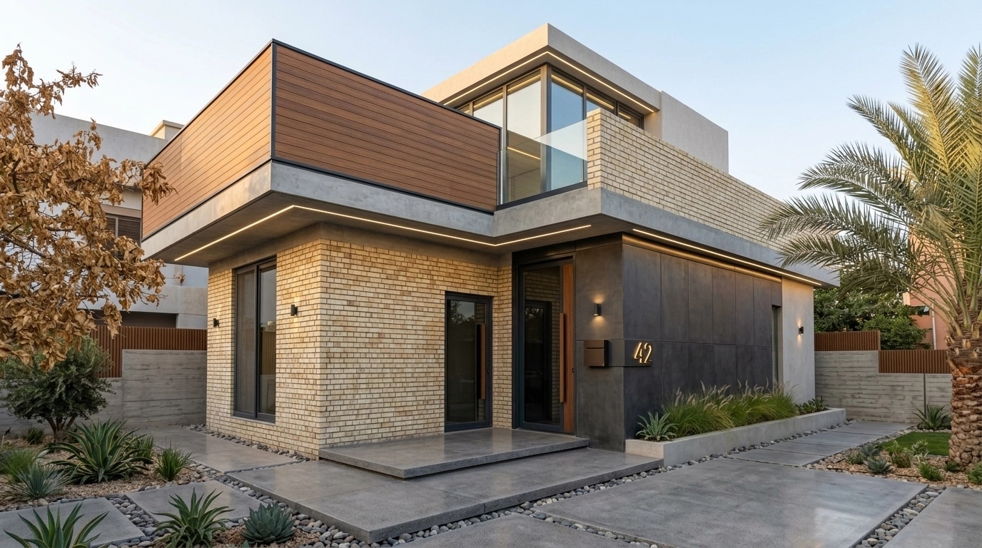 Facade design in Contemporary Facade style — Facade by GenRoom AI