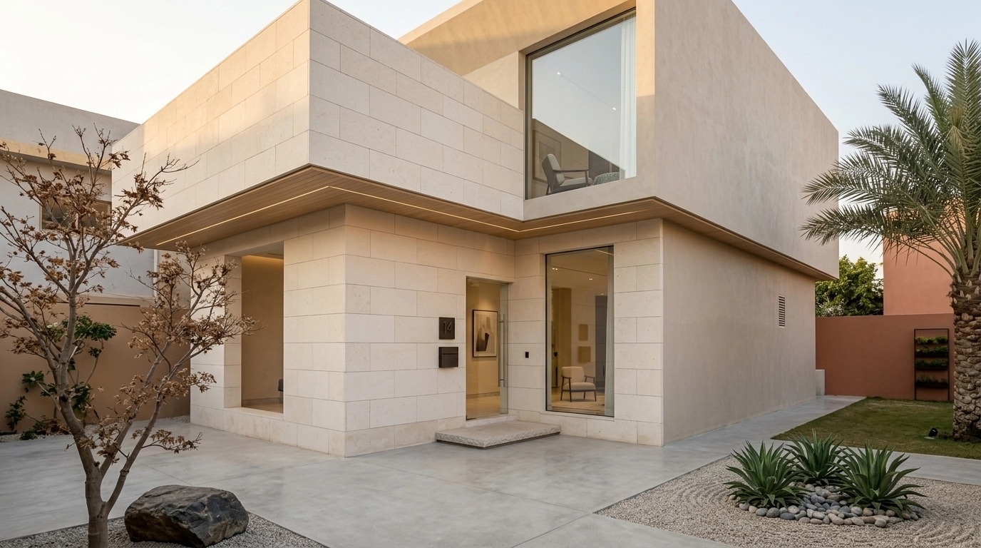 Minimalist Facade Facade design — facade photo by GenRoom AI