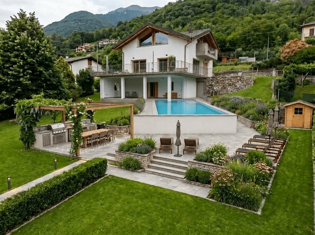 Yard design in no_style style — photo by GenRoom AI