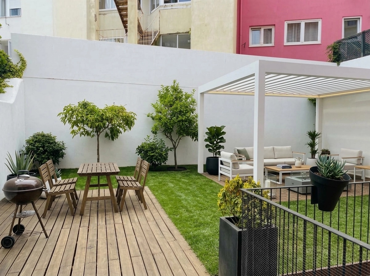 Landscape design in Contemporary Yard style — Yard by GenRoom AI