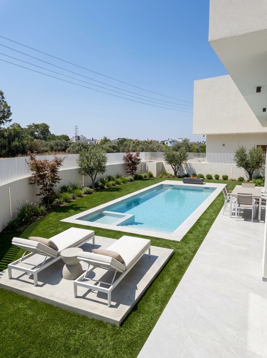 Landscape design in Minimalist Yard style — Yard by GenRoom AI