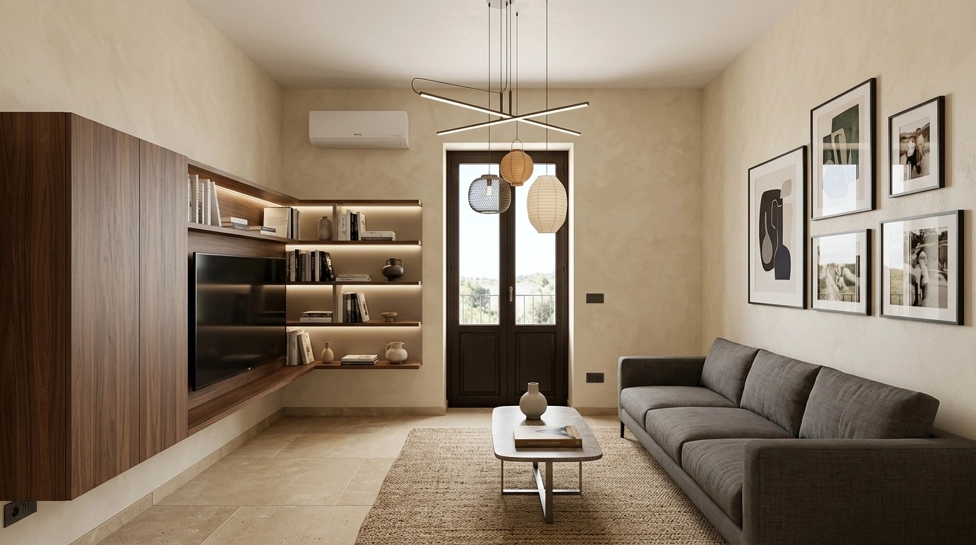Interior design in Contemporary style — Living Room by GenRoom AI