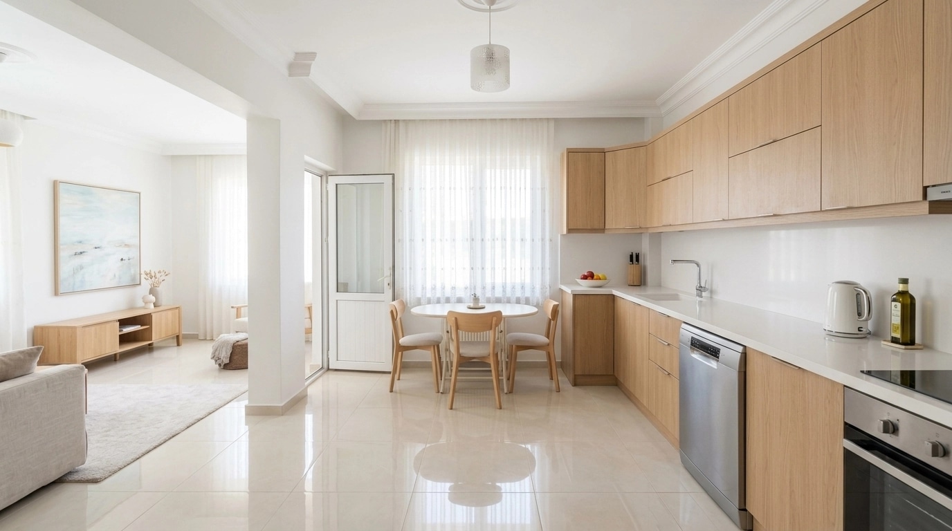 Kitchen interior in no_style style — photo by GenRoom AI