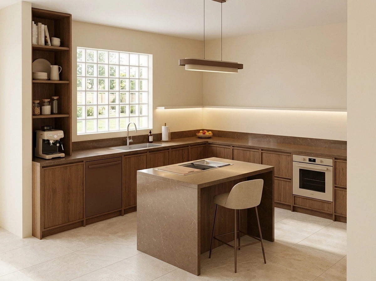 Kitchen interior in no_style style — photo by GenRoom AI