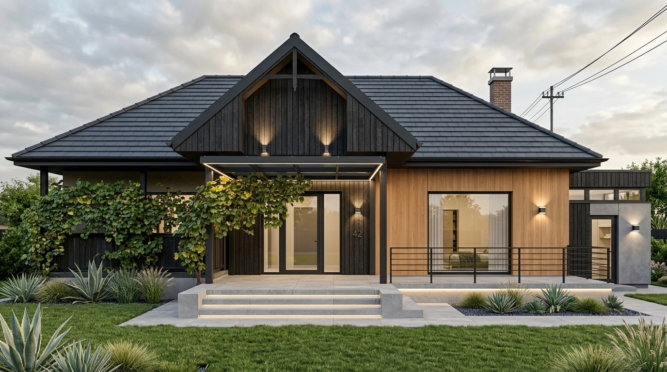 Contemporary Facade Facade design — facade photo by GenRoom AI