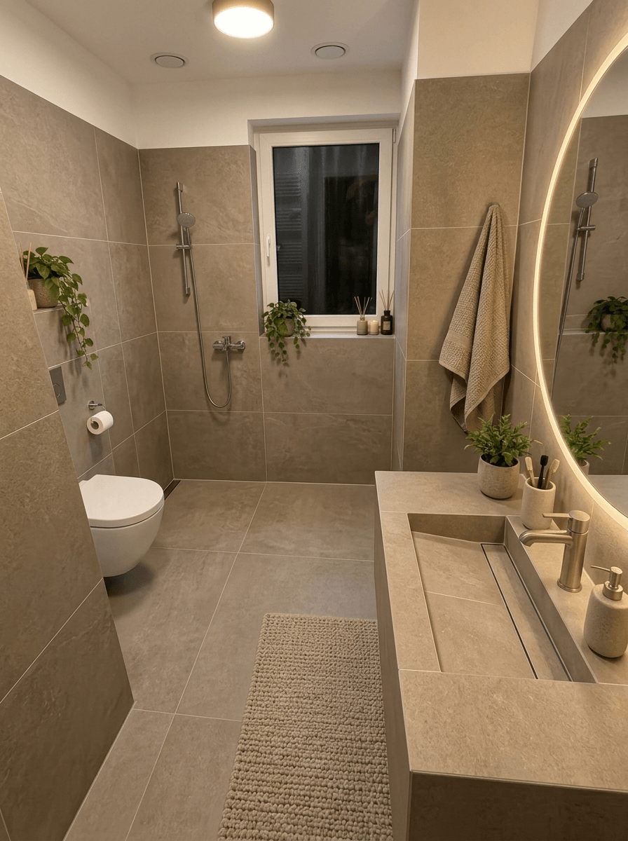 Bathroom interior in no_style style — photo by GenRoom AI