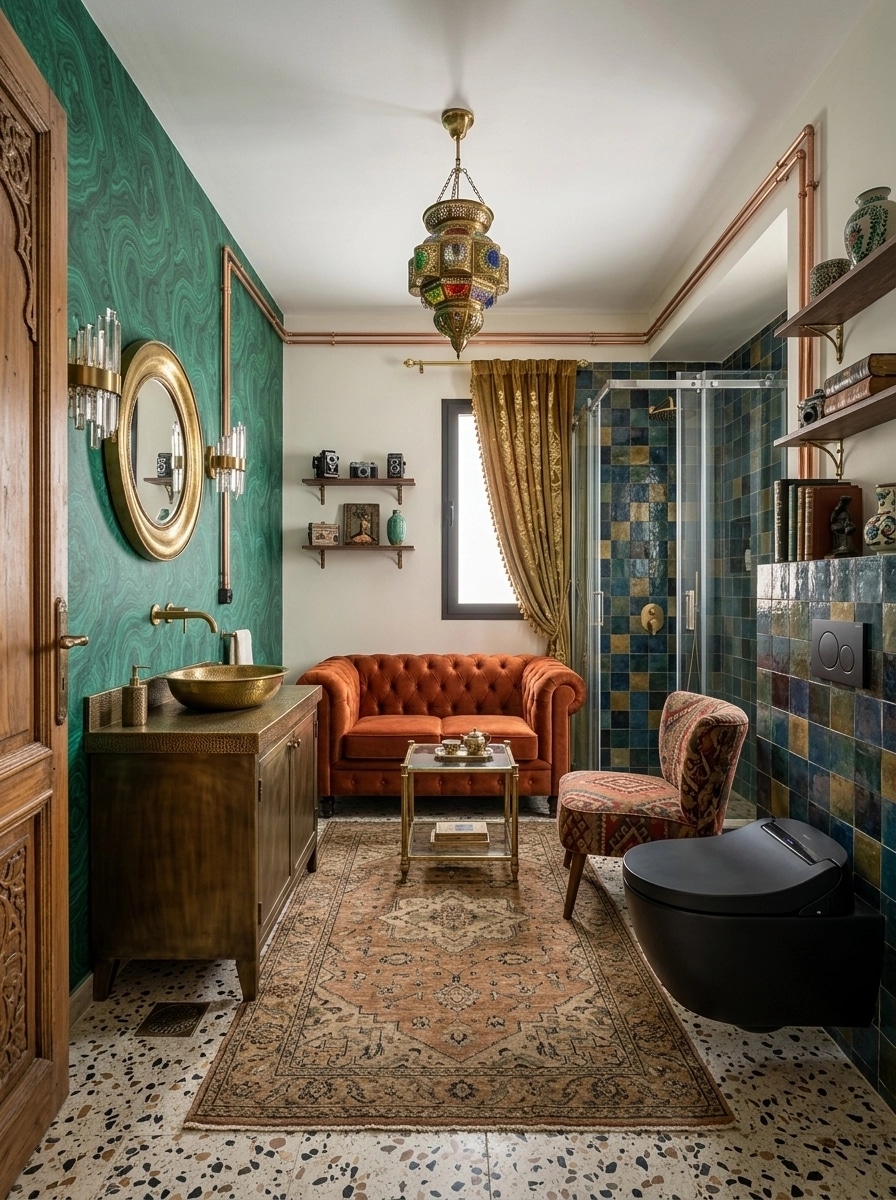 Interior design in Eclectic style — Living Room by GenRoom AI