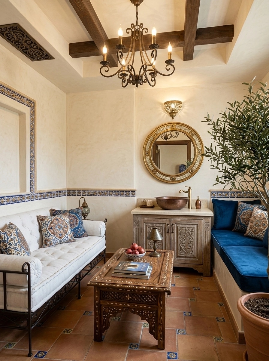 Interior design in Mediterranean style — Living Room by GenRoom AI