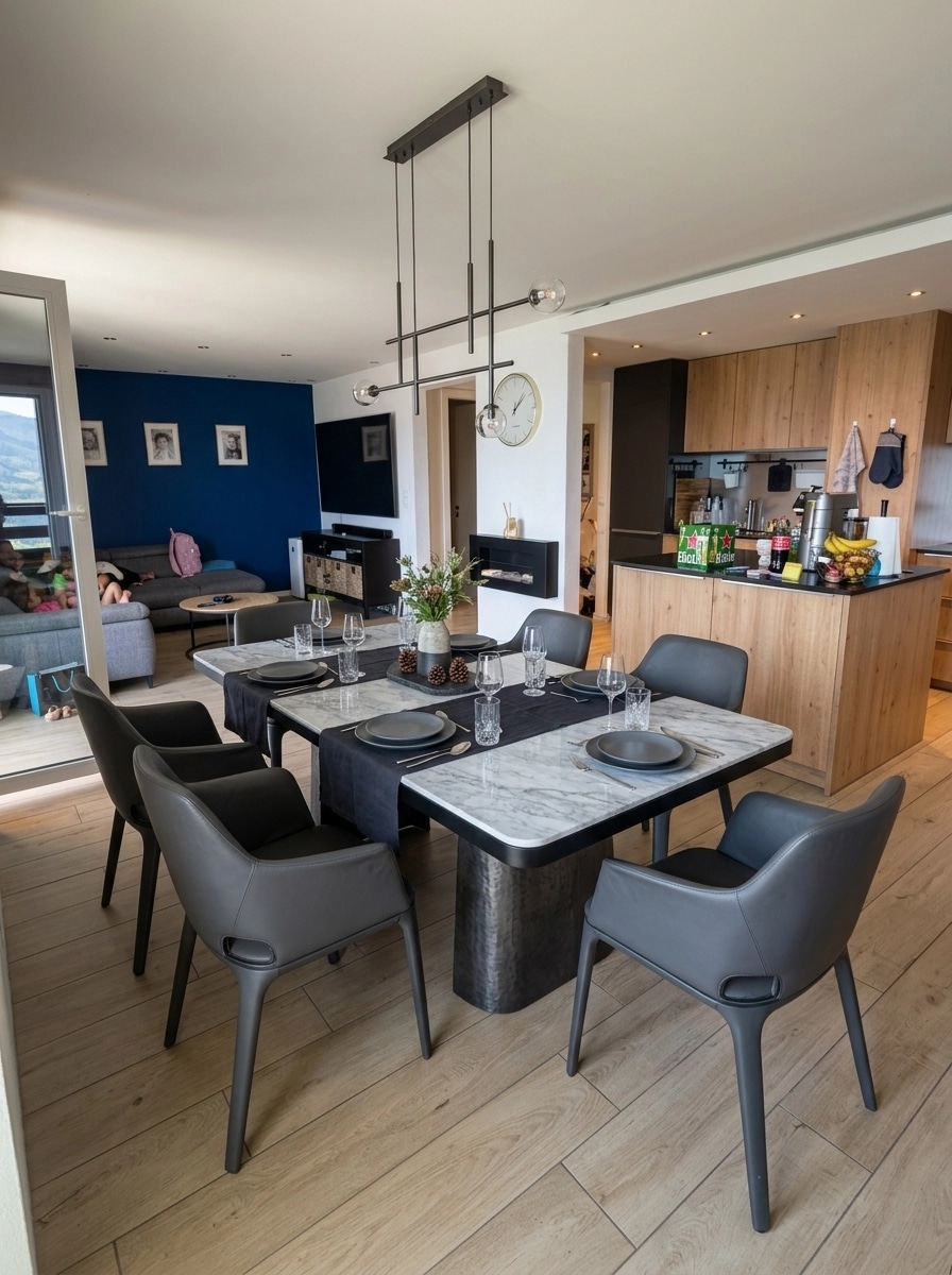 Interior design in Contemporary style — dining_room by GenRoom AI