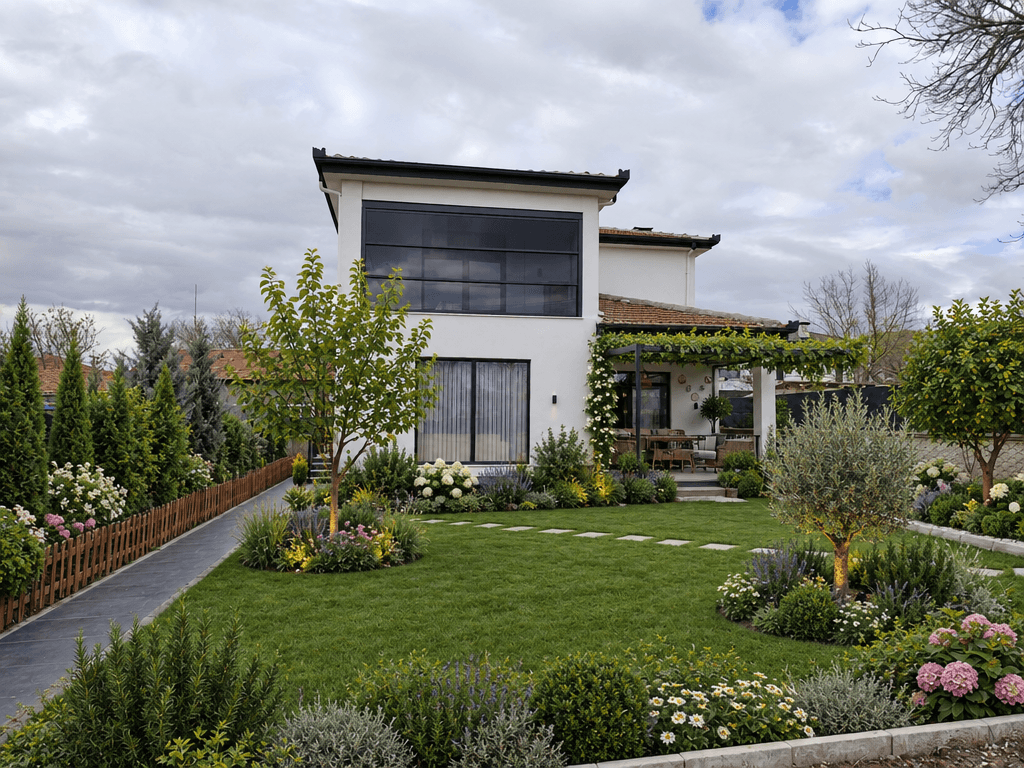 Yard design in no_style style — photo by GenRoom AI