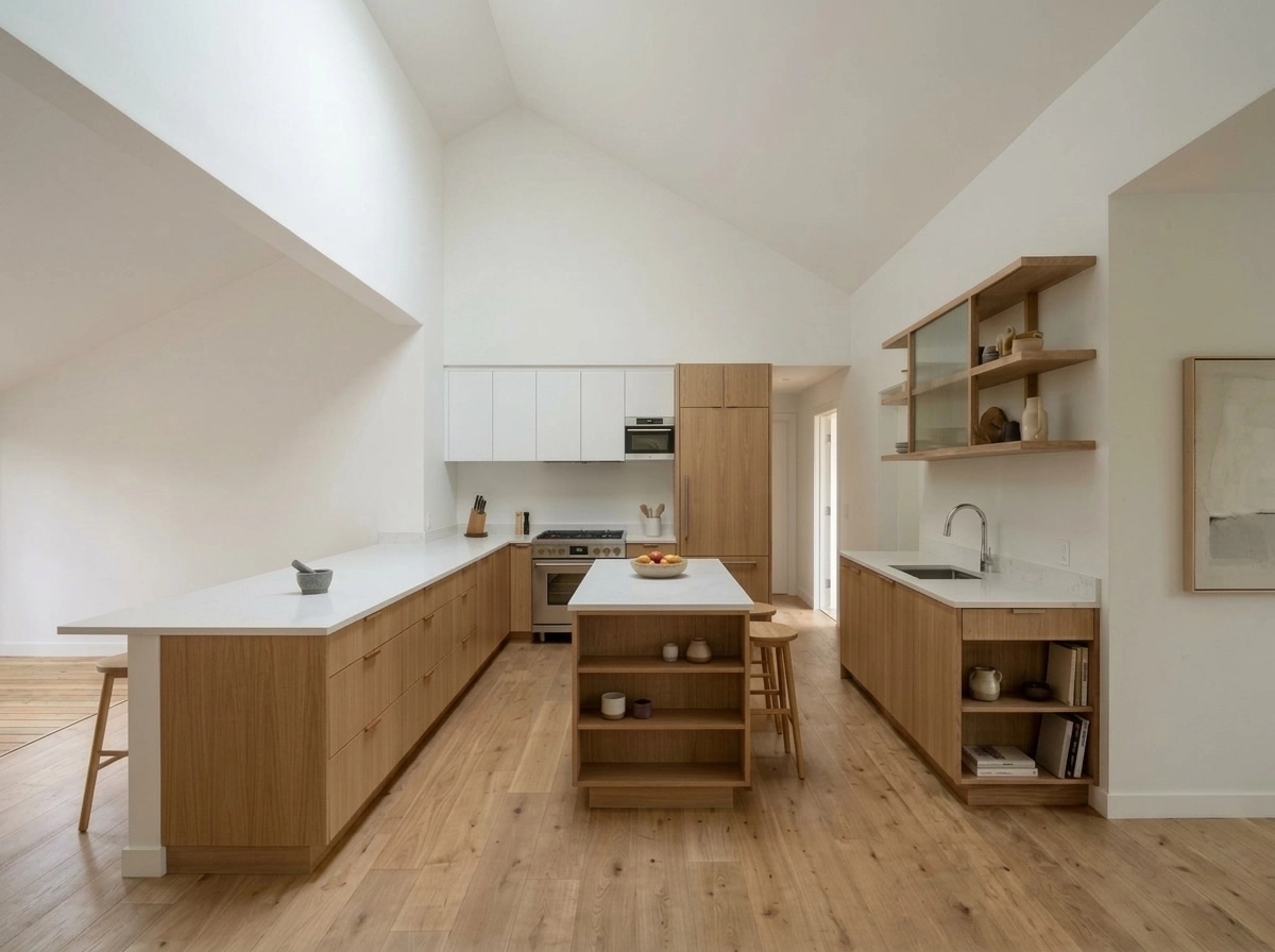 Interior design in Scandinavian style — Kitchen by GenRoom AI