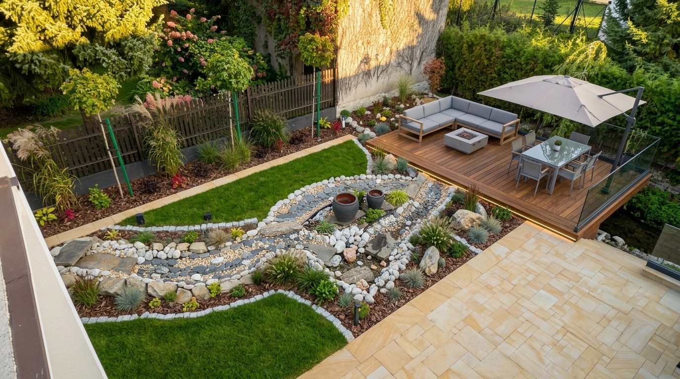Contemporary Yard Yard design — yard photo by GenRoom AI