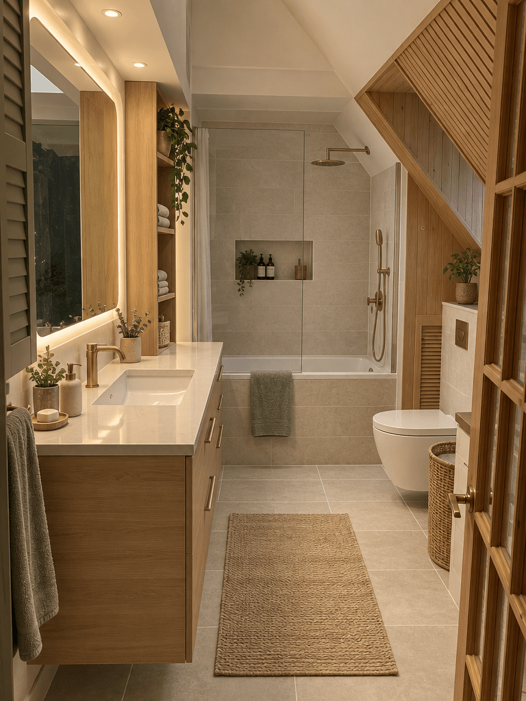 Bathroom interior in no_style style — photo by GenRoom AI