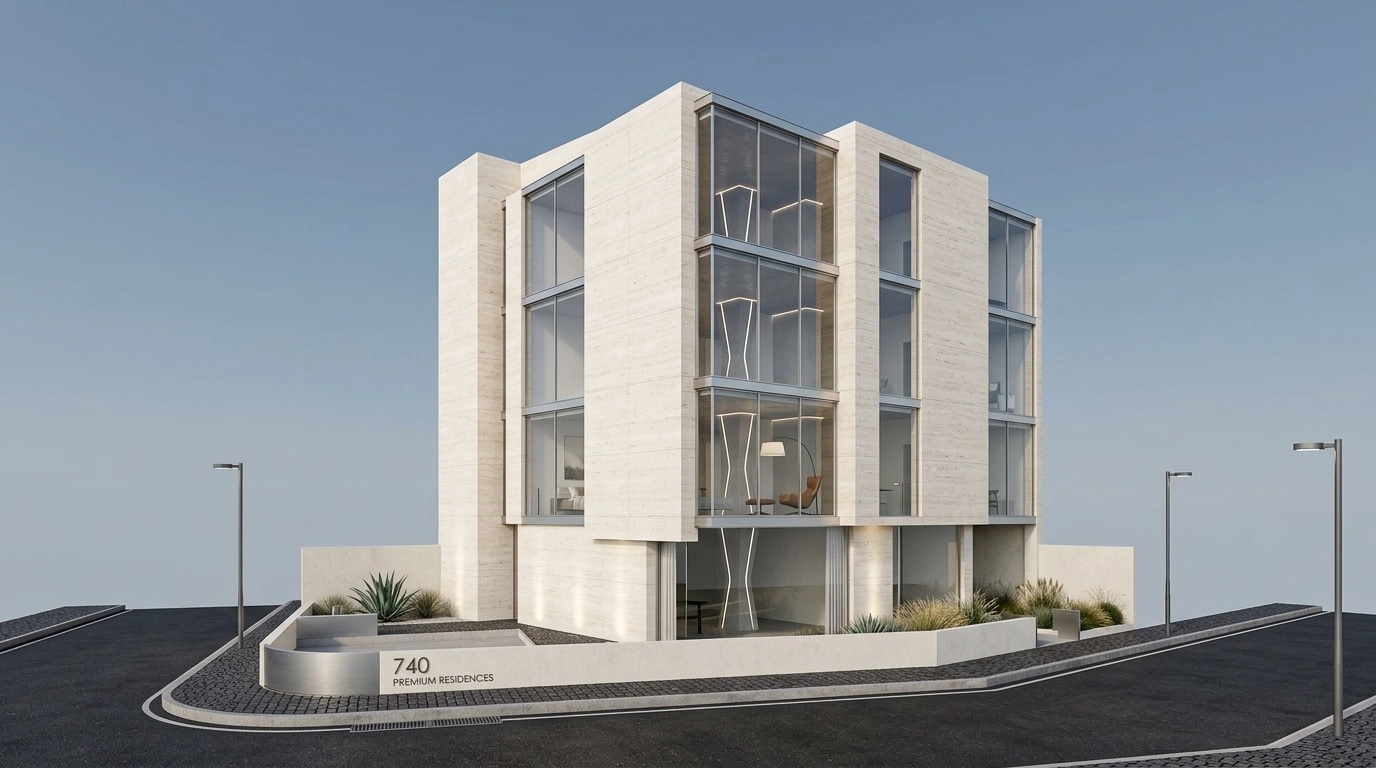 Minimalist Facade Facade design — facade photo by GenRoom AI