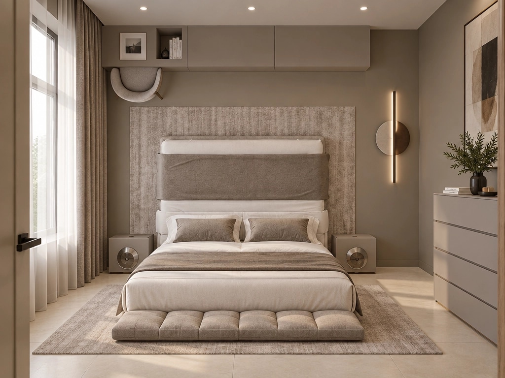 Interior design in Contemporary style — Bedroom by GenRoom AI