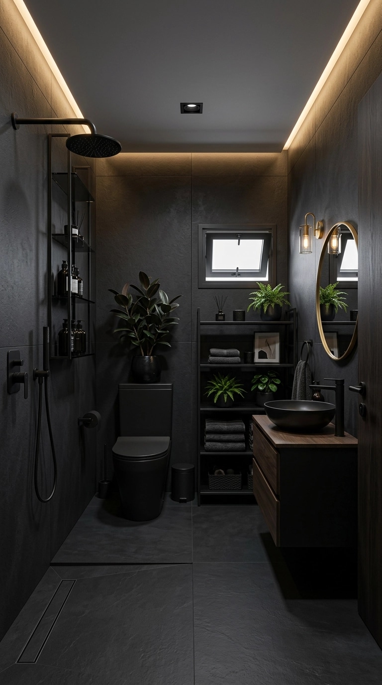 Interior design in Blacktec style — Bathroom by GenRoom AI