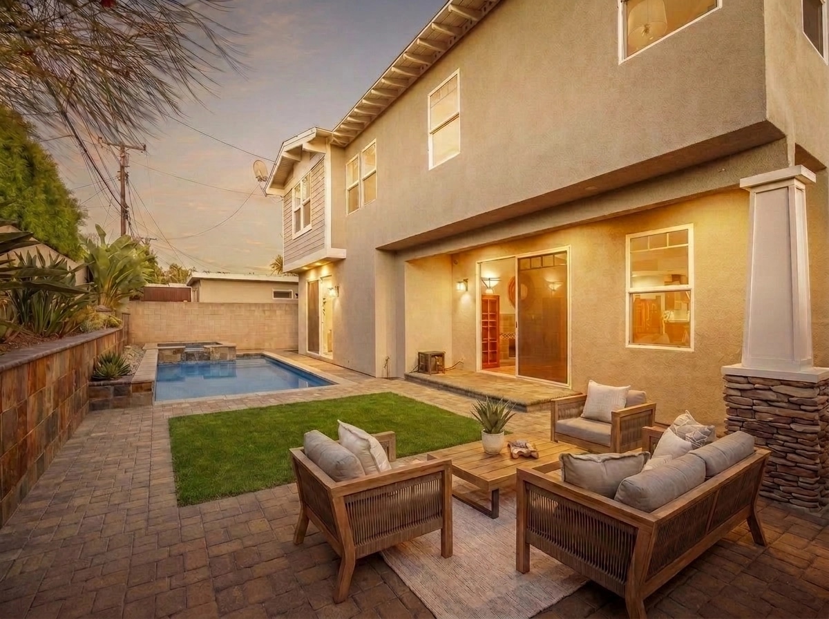 Yard design in no_style style — photo by GenRoom AI