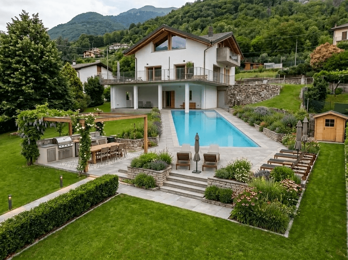 Yard design in no_style style — photo by GenRoom AI