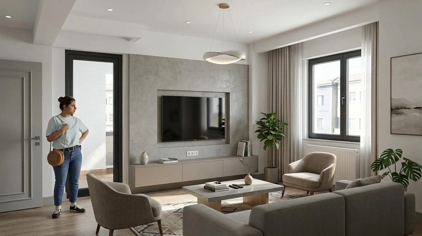 Interior design in Contemporary style — Living Room by GenRoom AI