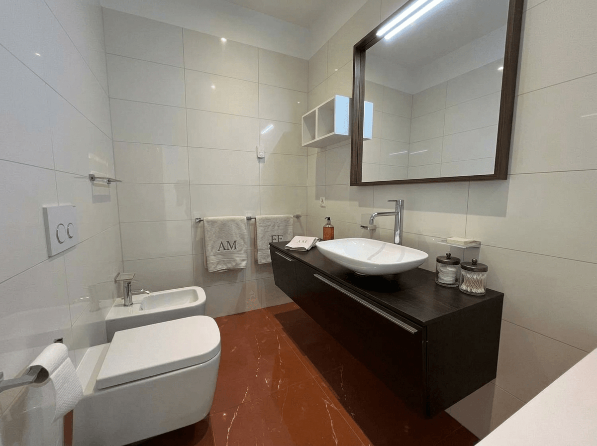 Bathroom interior in no_style style — photo by GenRoom AI