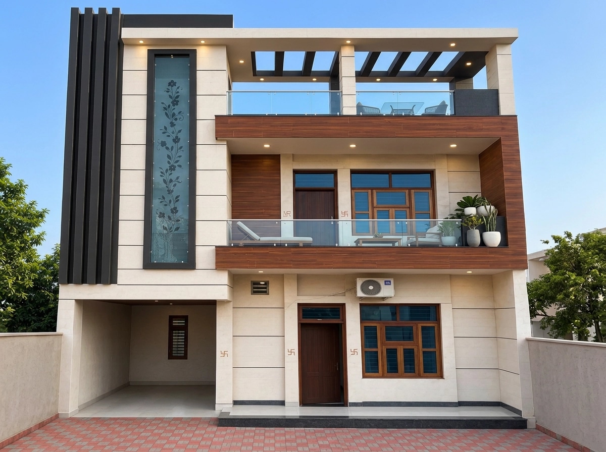 Contemporary Facade Facade design — facade photo by GenRoom AI