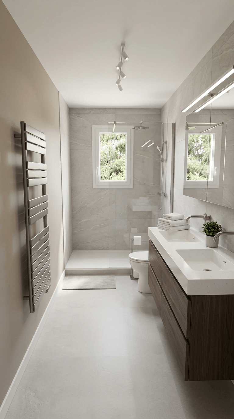 Bathroom interior in Contemporary style — photo by GenRoom AI
