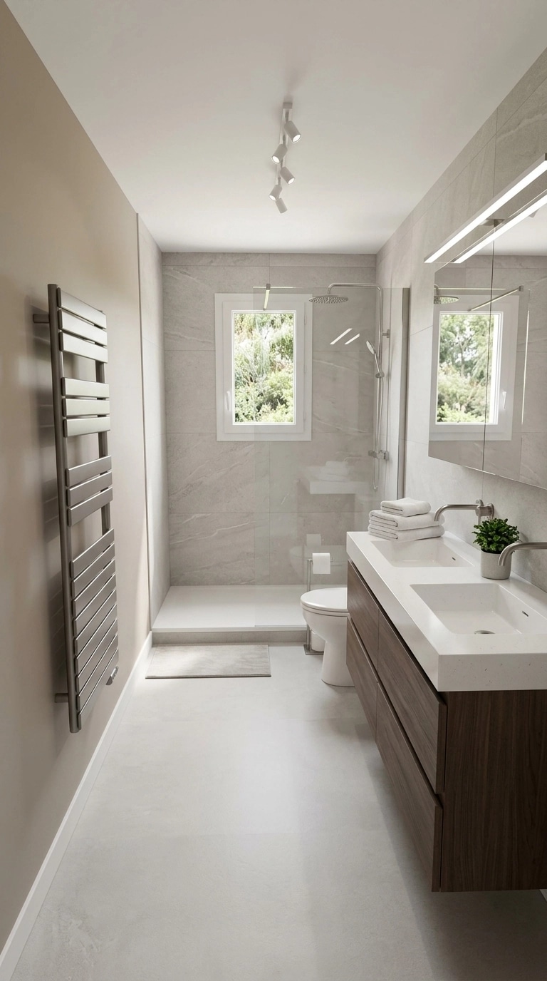 Interior design in Contemporary style — Bathroom by GenRoom AI