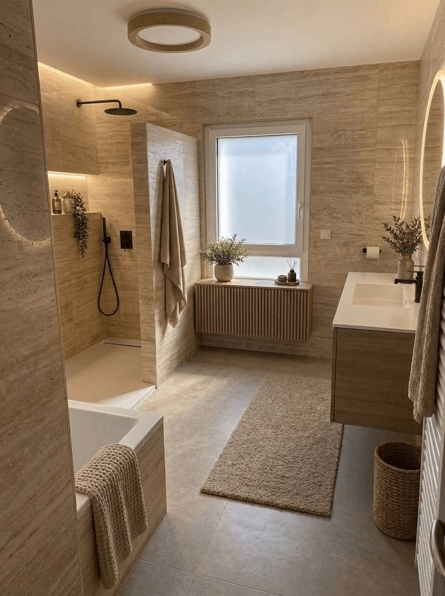 Minimalism Bano design — interior photo by GenRoom AI