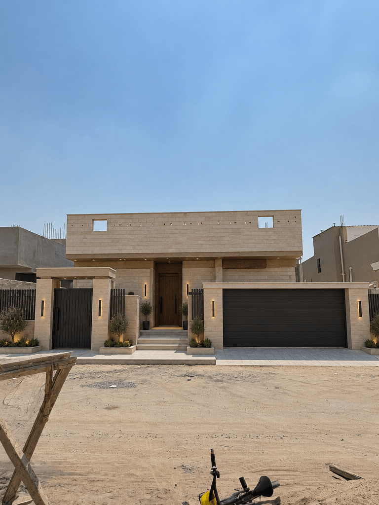 Projekt elewacji w stylu Classic Facade — Elewacja od GenRoom AI