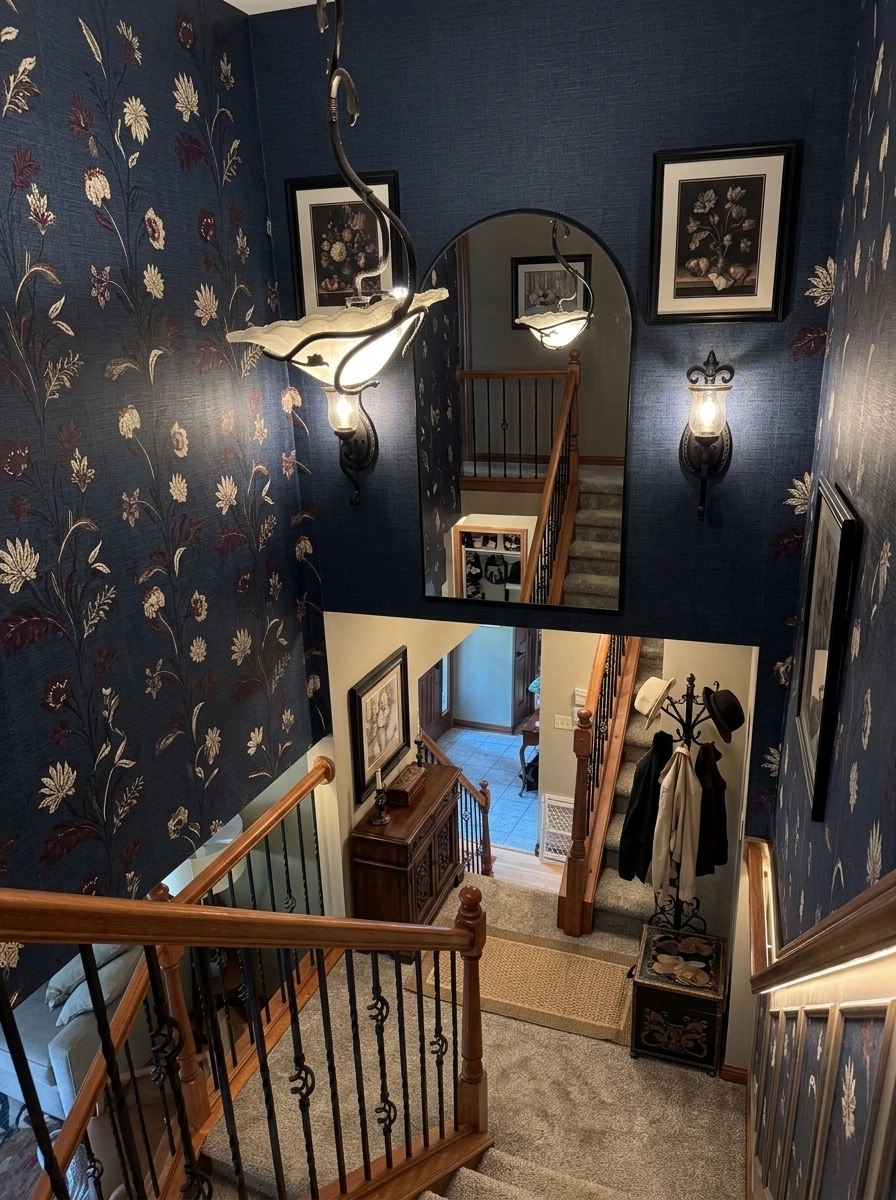 Hallway interior in Classic style — photo by GenRoom AI
