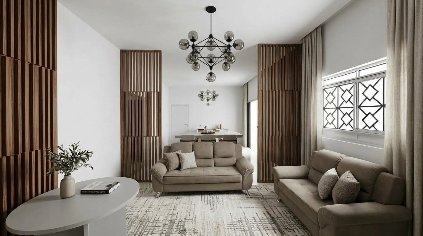 Interior design in Contemporary style — Living Room by GenRoom AI
