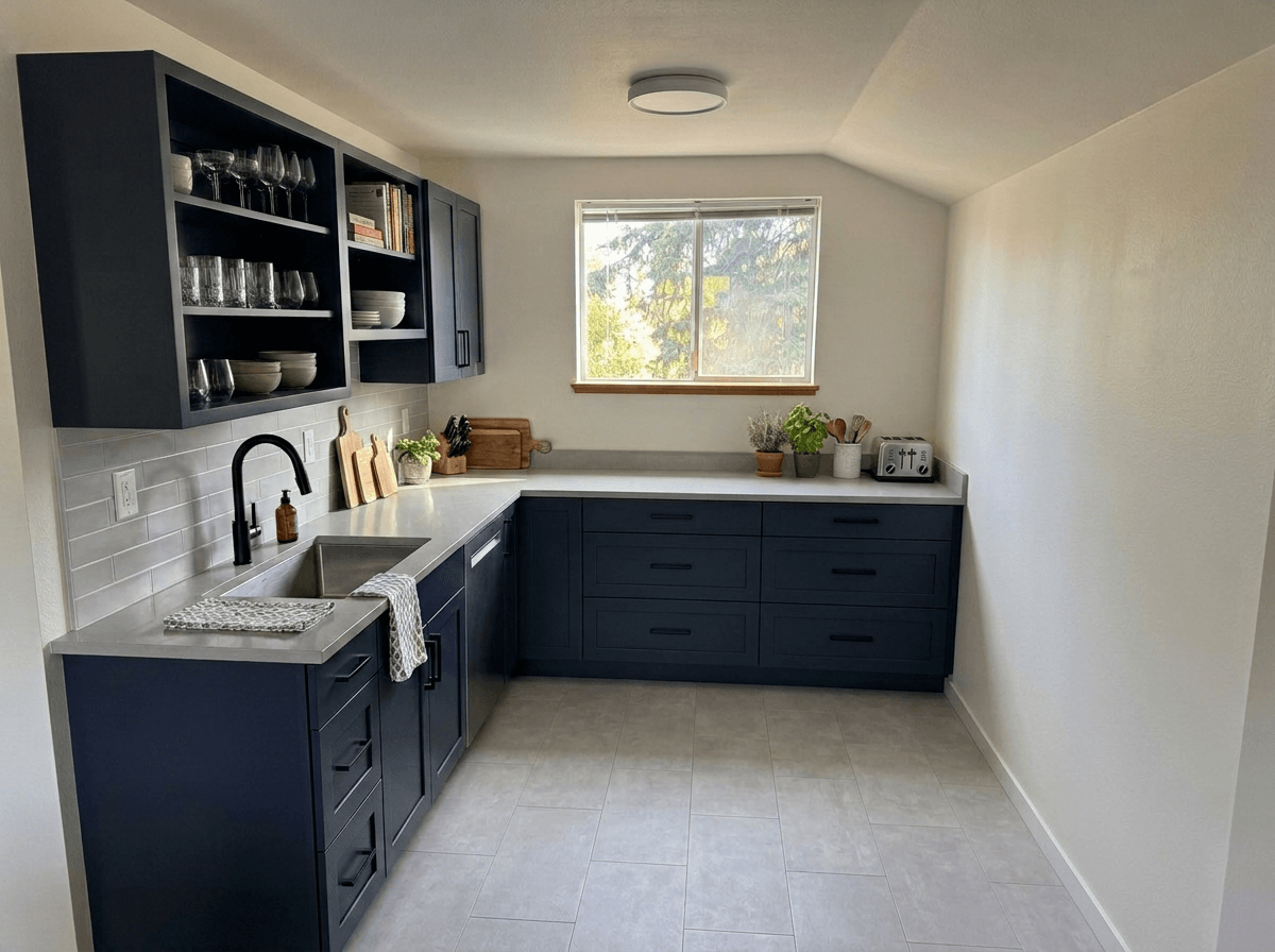 Contemporary Kitchen design — interior photo by GenRoom AI