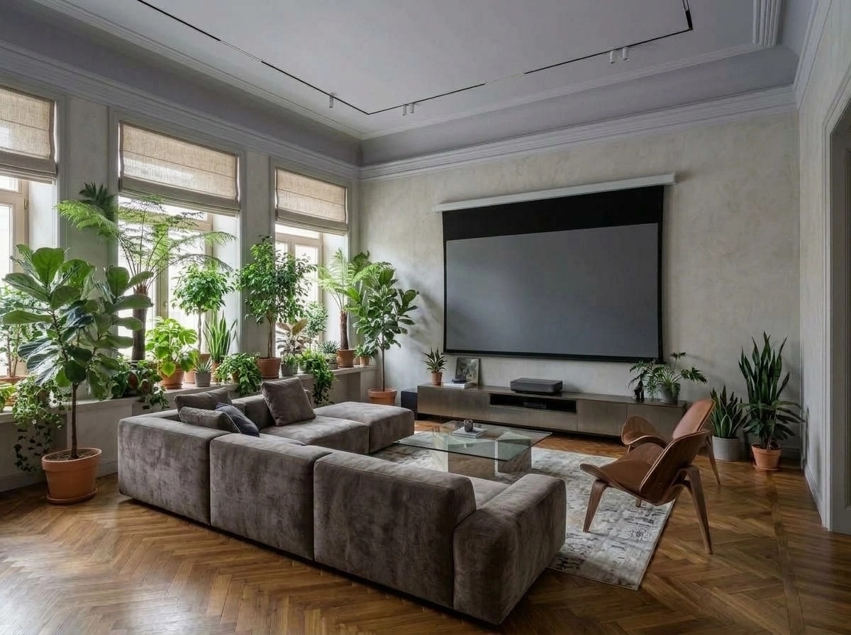 Interior design in Contemporary style — Living Room by GenRoom AI