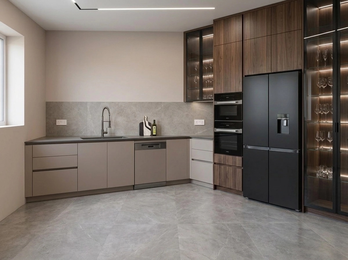 Interior design in Contemporary style — Kitchen by GenRoom AI