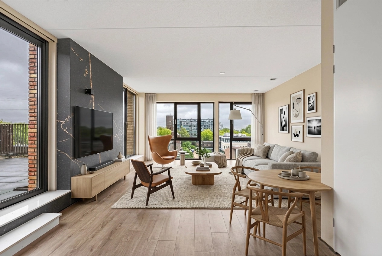 Scandinavian Living Room design — interior photo by GenRoom AI