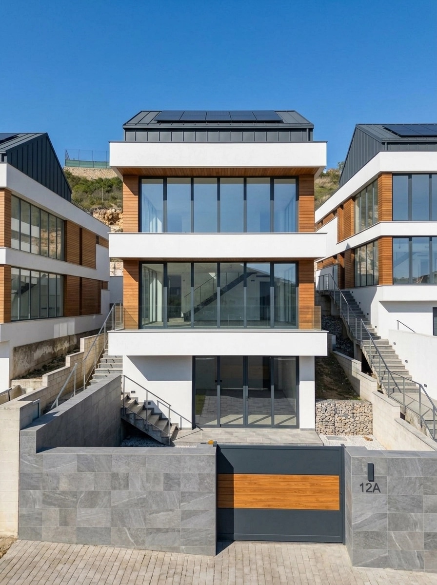 Contemporary Facade Facade design — facade photo by GenRoom AI