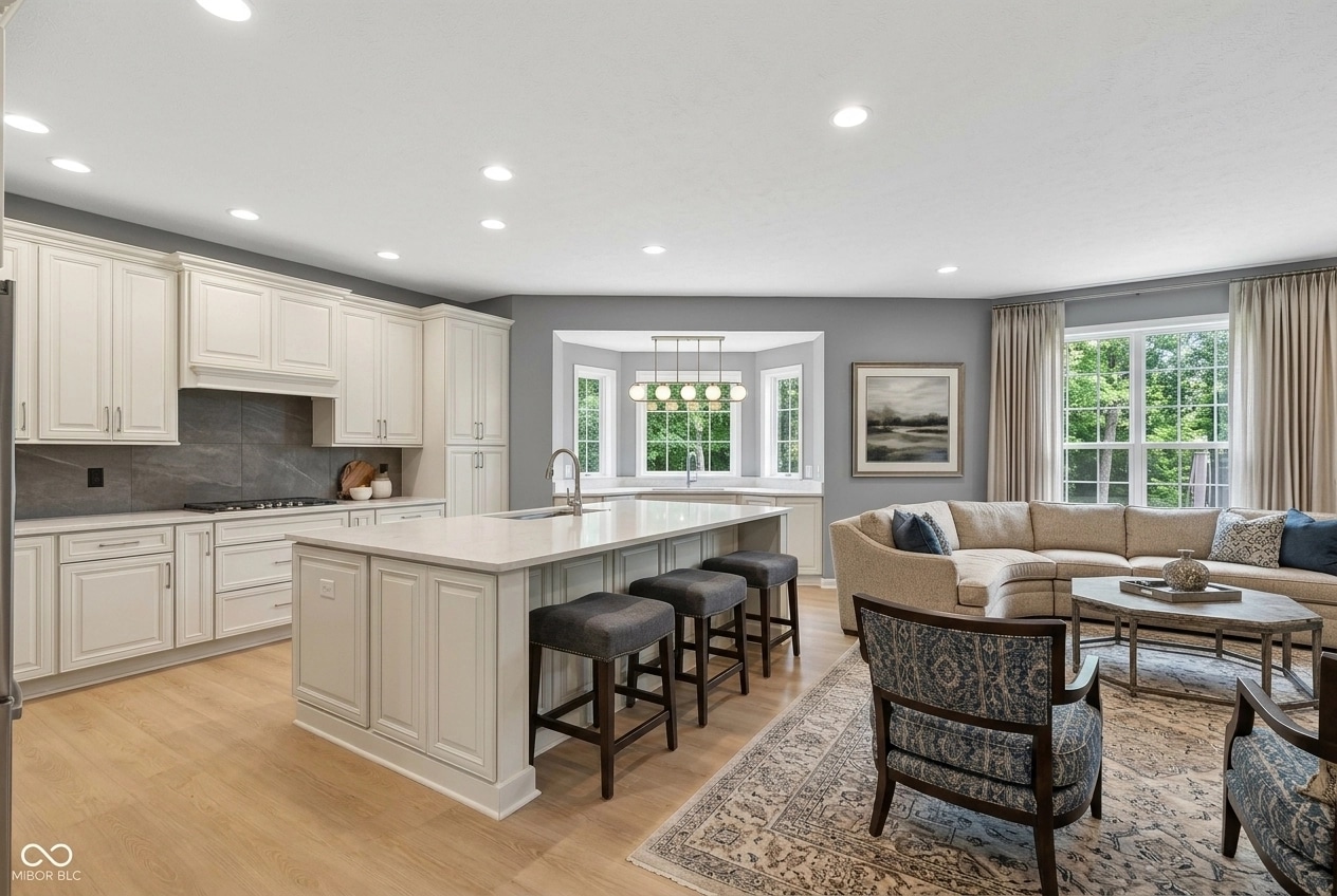 Transitional Living Room design — interior photo by GenRoom AI