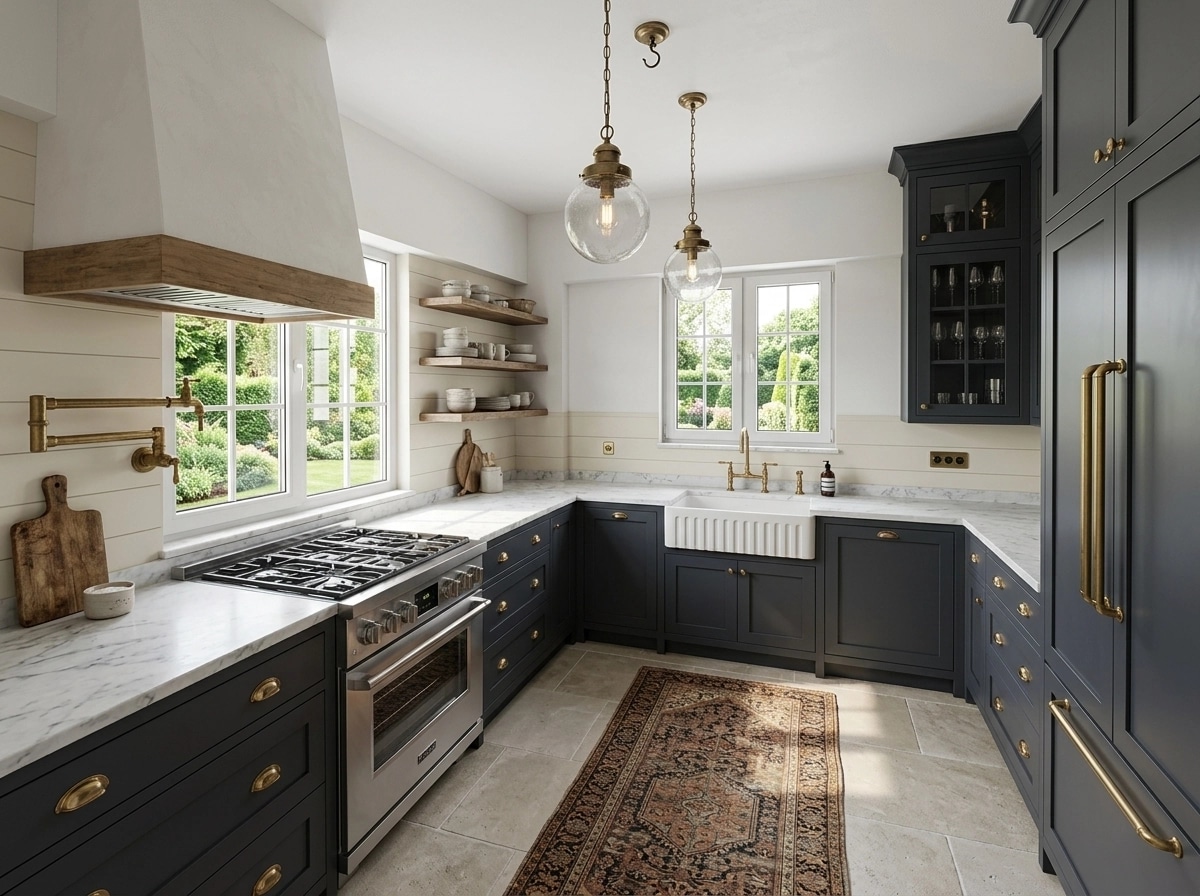 Modern Farmhouse Kitchen design — interior photo by GenRoom AI