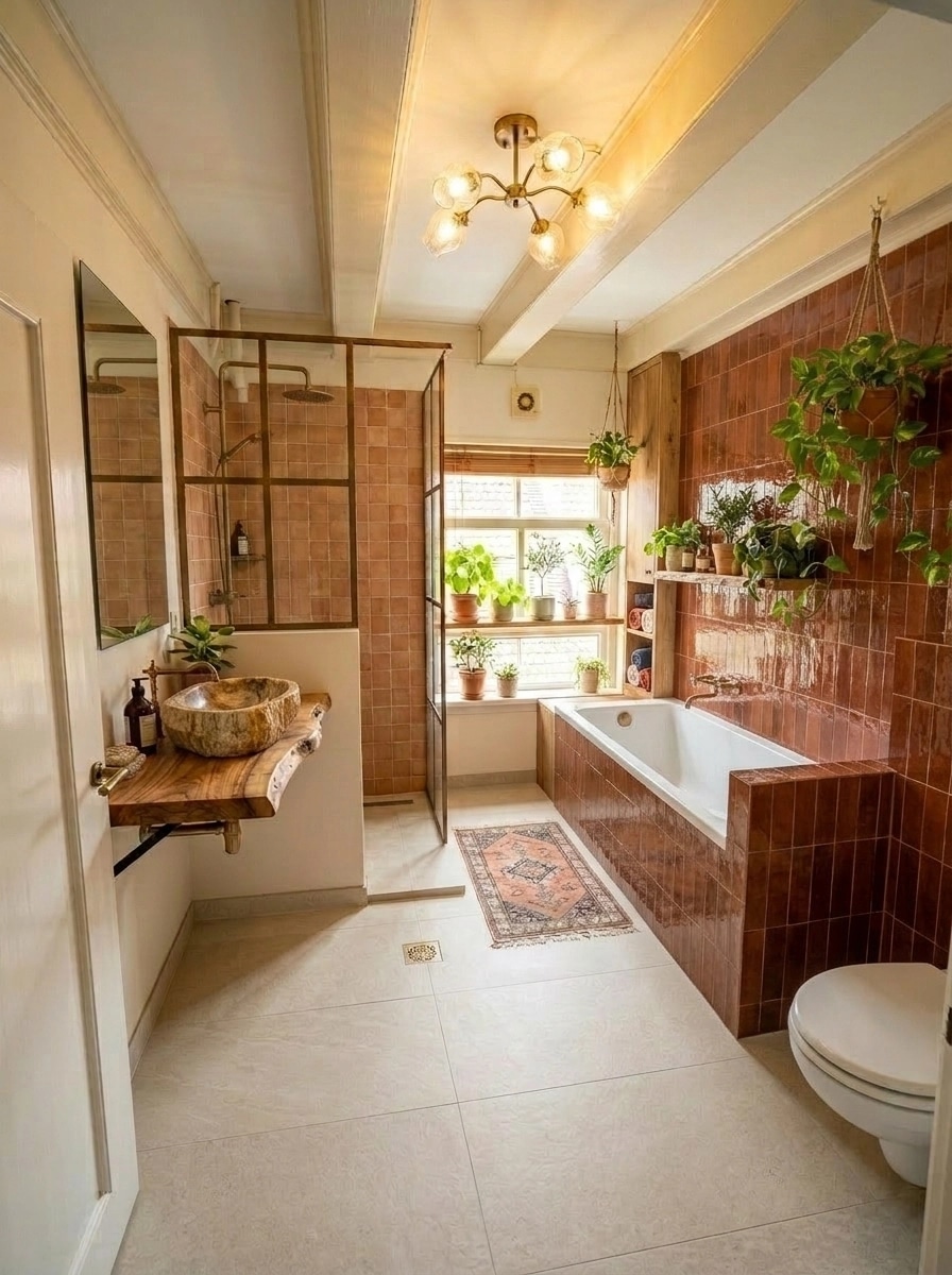Interior design in Mediterranean style — Bathroom by GenRoom AI