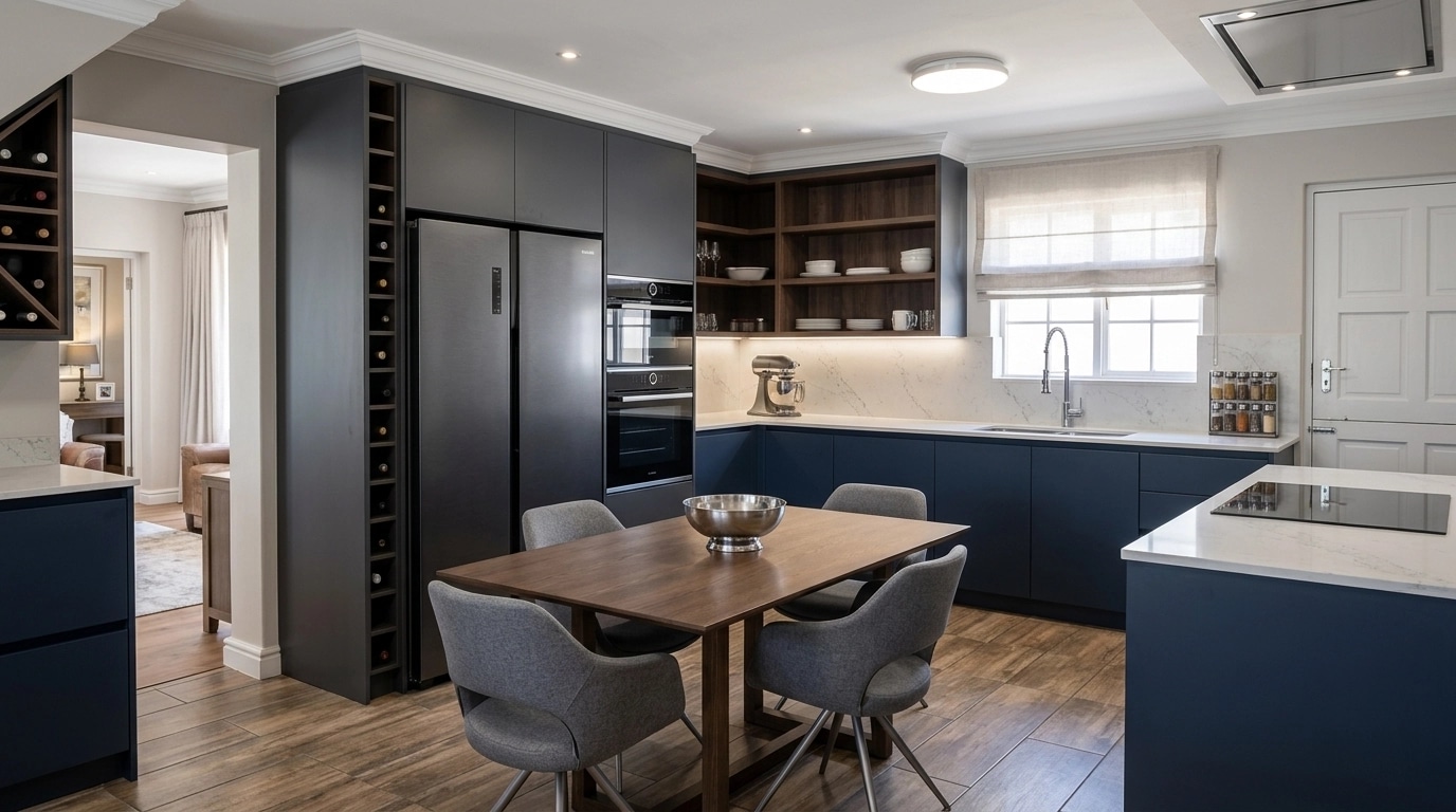 Kitchen interior in Contemporary style — photo by GenRoom AI