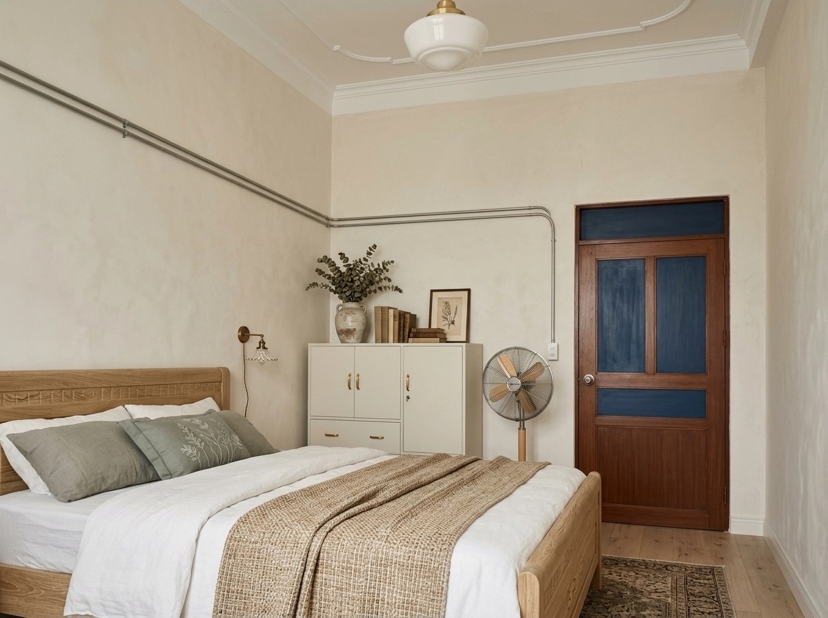 Interior design in Modern Farmhouse style — Bedroom by GenRoom AI